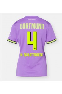Borussia Dortmund Nico Schlotterbeck #4 Fotballdrakt Tredje Klær Dame 2026-27 Korte ermer